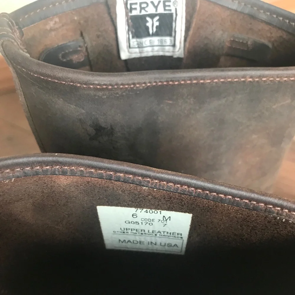 Frye Brown Leather Engineer Boots - Picture 7 of 7